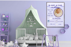Baby Birth Stats Poster | Birth Announcement Digital Print | Nursery Decor Gift
