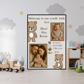 Baby Birth Stats Poster | Birth Announcement Digital Print | Nursery Decor Gift