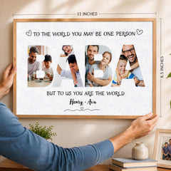 Father’s Day Gift for Dad | Editable Daddy Photo Collage Canva Template | Custom Dad