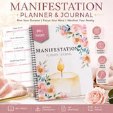 Manifestation Planner 60-Page | Law of Attraction Workbook | Undated Planner | Goodnotes | Daily Life | Instant Download