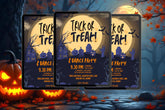 Halloween Party Invitation Template | Trick or Treat