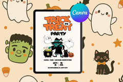 Halloween Trick-or-Treat Party Invitation