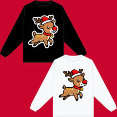 Reindeer PNG | Christmas T-Shirt Design (Digital Download)