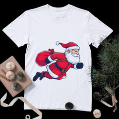 Flying Santa SVG PNG Digital Download - Angry Claus Christmas Decal - Dynamic Fast X-Mas PNG