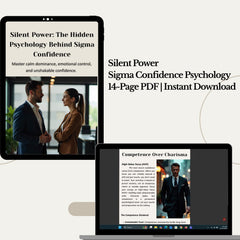 Sigma Confidence Psychology Guide | Silent Power ebook to Build Unshakeable Inner Strength