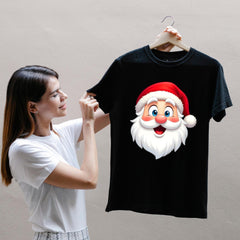 Santa Face PNG | Christmas Printable Clipart | Sublimation Design for Shirts, Gifts & Print Products