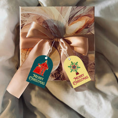 Printable Xmas Gift Tags | 4 A4 Sheets | 3 Designs + Mixed Sheet | Christmas Labels