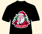 Secret Santa T-Shirt | Funny Christmas Party Graphic Tee