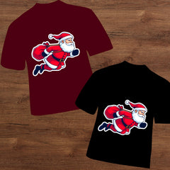 Flying Santa SVG PNG Digital Download - Angry Claus Christmas Decal - Dynamic Fast X-Mas PNG