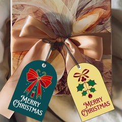 Christmas Gift Tags Printable | 3 Designs | 4 A4 Sheets Printable PDF | Instant Download