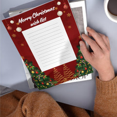 Christmas Wish List Printable 5x7, Kids Santa Wishlist, Instant Download