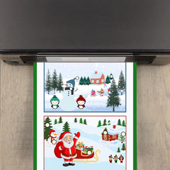 Christmas Find the Difference Printable | 2 Pages + Answer Key | Kids Holiday Activity