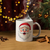 Santa Face PNG | Christmas Printable Clipart | Sublimation Design for Shirts, Gifts & Print Products