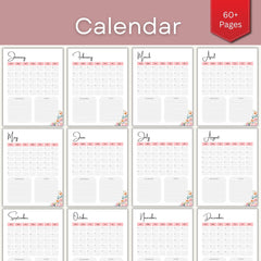 Manifestation Planner 60-Page | Law of Attraction Workbook | Undated Planner | Goodnotes | Daily Life | Instant Download