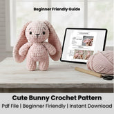 Amigurumi Bunny Crochet Pattern | Beginner Friendly Easter Toy (PDF Pattern)