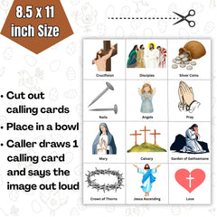 Easter Story Bingo | Christian Bible Game, Church Activity (PDF Printable)