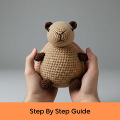 Capybara Amigurumi Crochet Pattern | Beginner Friendly (PDF Pattern)