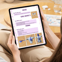 Unicorn Crochet Pattern PDF | Amigurumi Unicorn Digital Download | Beginner Friendly Step-by-Step Guide