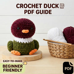 Crochet Duck Amigurumi Pattern | Easy Beginner Plush Toy PDF (Instant Download)