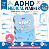 Undated Medical Planner Printable | Health Tracker, Medication Log (A4/US Letter) (PDF Download)
