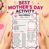 Who Knows Mom Most Game | Mother's Day Activity | All About Mom Quiz (PDF Download)