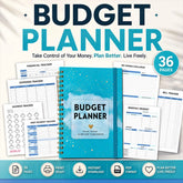 ADHD Budget Planner Printable, Financial Tracker, A4 Letter Size (PDF)