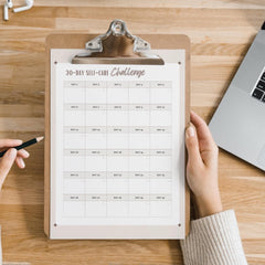 30-Day Self-Care Challenge Printable | Wellness Journal (A4 Digital Download) | Printable