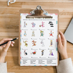 Easter Name That Bunny Game | Printable Easter Party Activity (PDF & JPG Downloadable