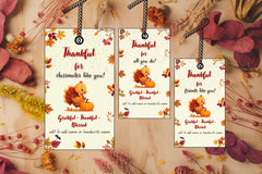 Editable Thanksgiving Gift Tags Bundle | Gift Labels | 8-Tag Layout | Instant Download