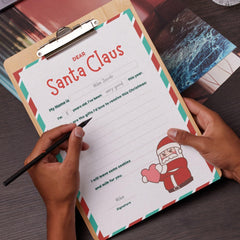 Printable Santa Letter - Kids Christmas Wish List Template (Editable PDF)