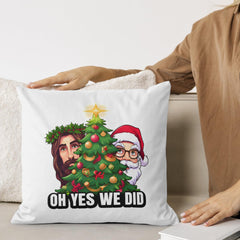 Funny Santa Christmas PNG | "Oh Yes We Did" Sublimation Design