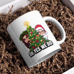 Funny Santa Christmas PNG | "Oh Yes We Did" Sublimation Design