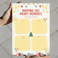 Christmas Planner Printable | | Merry Moments Organizer | Christmas Schedule & Notes | Instant Download