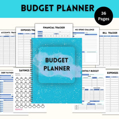 ADHD Budget Planner Printable, Financial Tracker, A4 Letter Size (PDF)