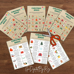 Christmas Bingo Game Printable | Holiday Party Game for Kids & Classroom | Instant Download