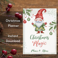 Christmas Planner Printable | 6 Pages|  A4 Size Christmas Organizer | Holiday Productivity Sheets| Instant Download