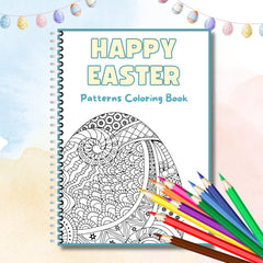 Easter Egg Coloring Book | 23 Printable Pages (A4, Instant Download)