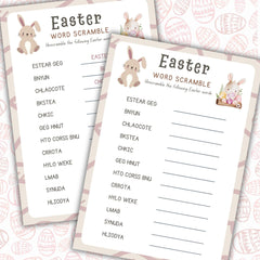Easter Word Scramble Game | Kids Activity, Printable PDF