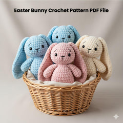 Amigurumi Bunny Crochet Pattern | Beginner Friendly Easter Toy (PDF Pattern)