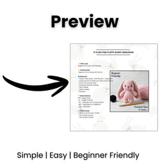 Amigurumi Bunny Crochet Pattern | Beginner Friendly Easter Toy (PDF Pattern)