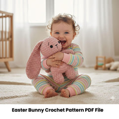 Amigurumi Bunny Crochet Pattern | Beginner Friendly Easter Toy (PDF Pattern)