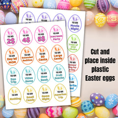 Easter Egg Hunt Reward Tokens | Printable Game for Kids (PDF Download)