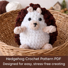 Hedgehog Amigurumi Crochet Pattern | Easy Plush Toy (PDF Pattern)