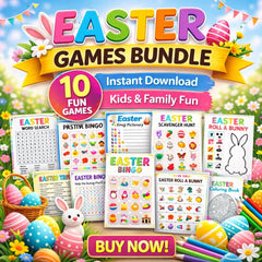 Easter Games Bundle | 10 Printable Party Activities (Digital Download)
