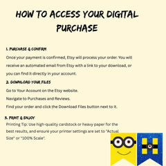 Minion Birthday Banner Printable | Happy Birthday Bunting Banner A–Z | Kids Party Decor, Instant Download, 5x7 Inch Flags